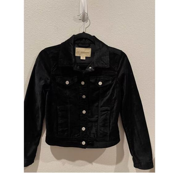 Anthropologie Pilcro and the Letter Press Black Classic Velvet Jacket - Picture 2 of 7